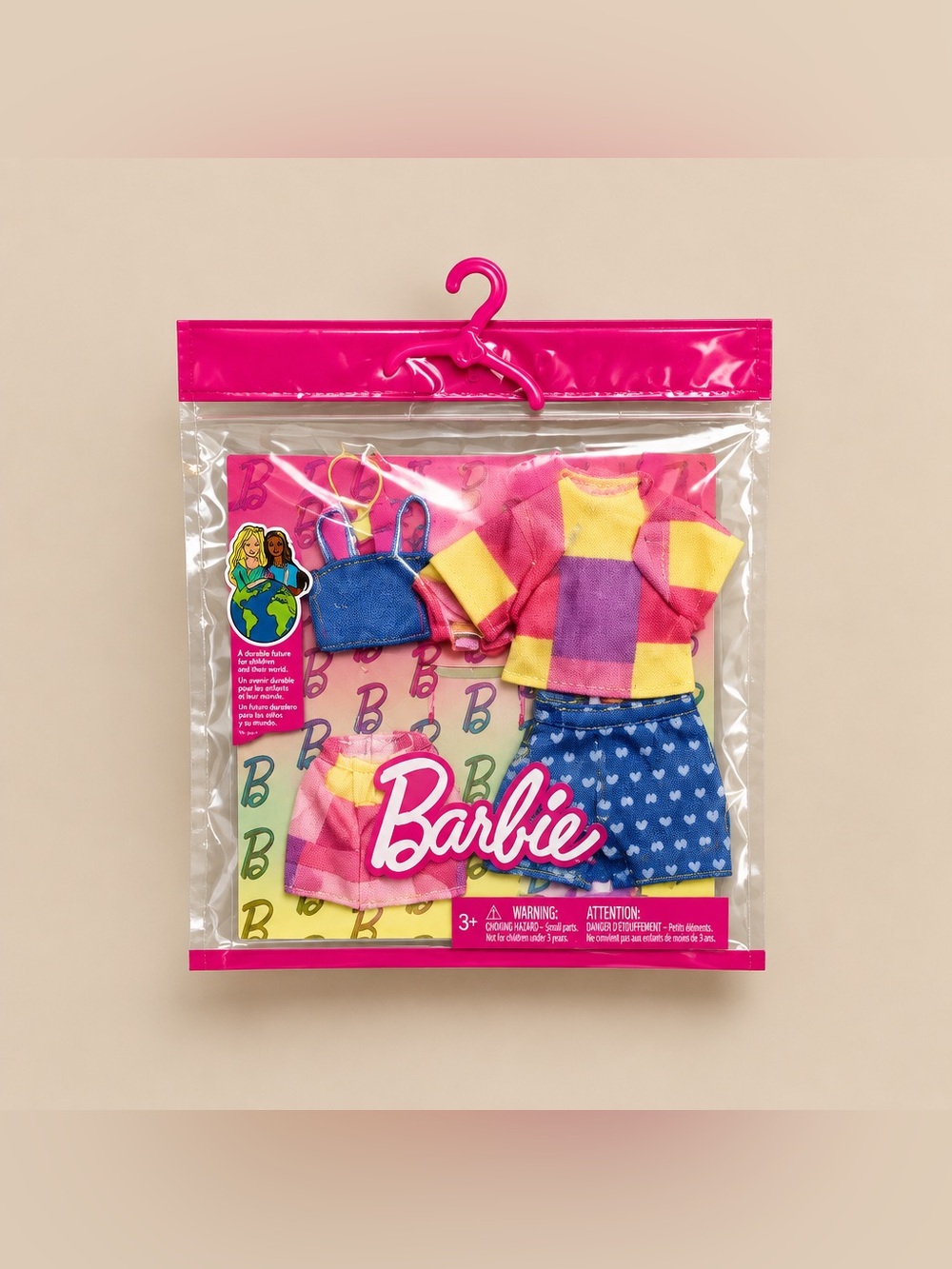 NWT Barbie Fashions 2-Pack Weekend Getaway Clothing Set